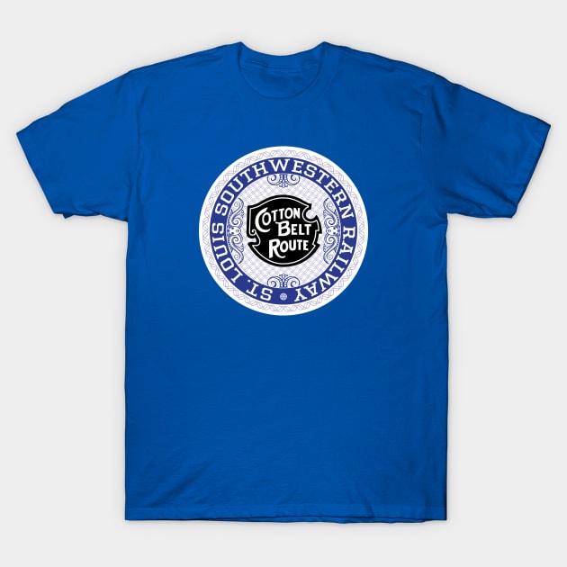 St Louis Southwestern Railway - Cotton Belt Route T-Shirt by Railroad 18XX Designs